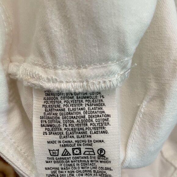 NWOT Anthropologie belted white jeans size 27 - Picture 8 of 8